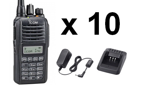 ICOM F1100DT & F2100DT Multi-Pack | Quality Two-Way Radios
